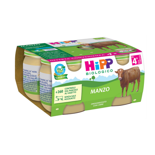 Omogeneizzato Hipp Manzo  80gr x4