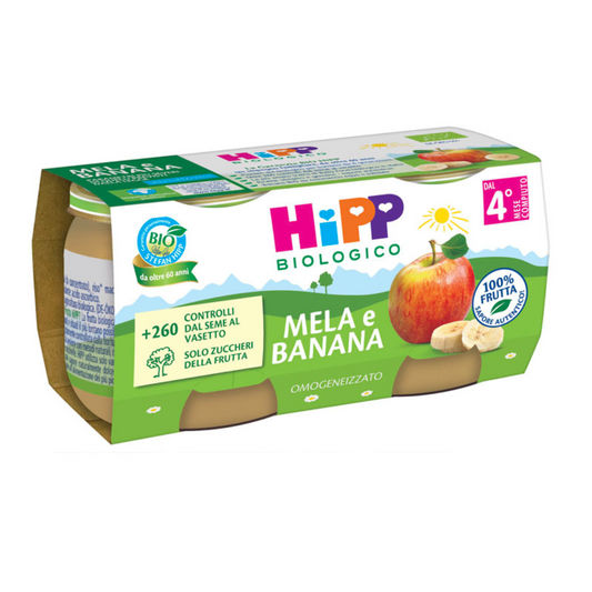 Frutta Hipp Mela e Banana  80gr x 2