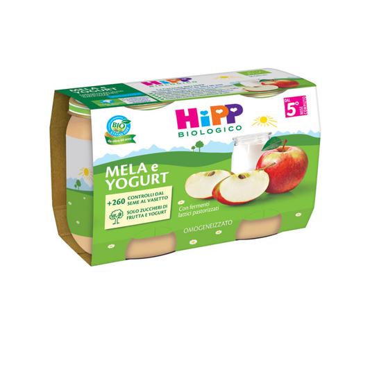 Yogurt e Mela Hipp 125gr x2