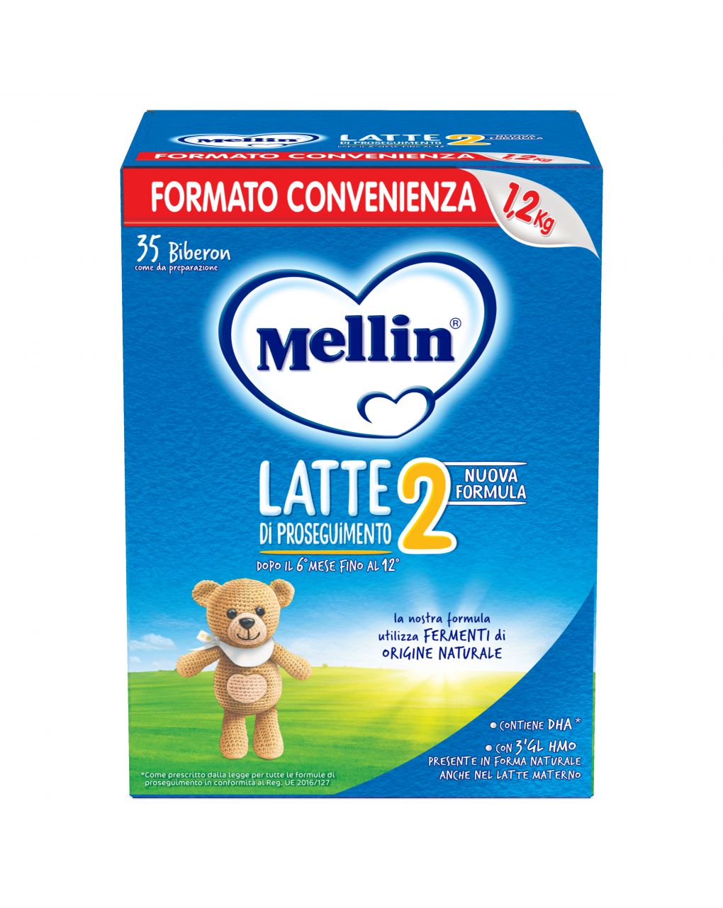 Latte  mellin 2 polvere 1,200kg