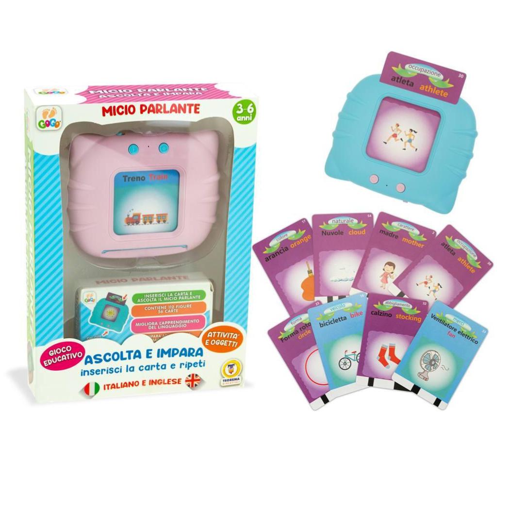 Micio parlante ascolta e impara 3-6 anni