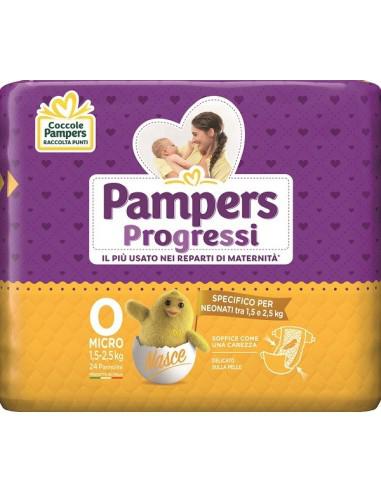 Pannolini pampers progressi 0 micro1,5-2,5kg