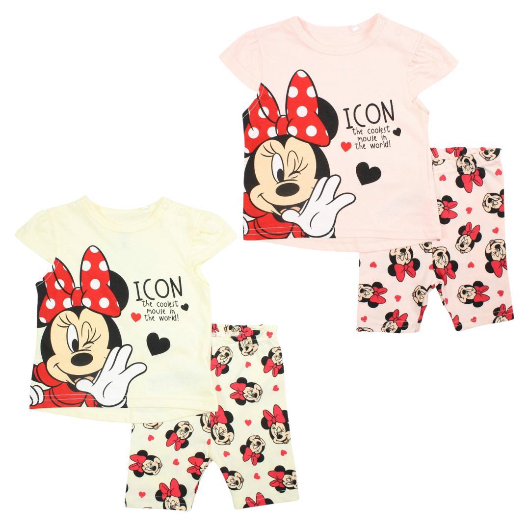 Completino estivo Minnie rosa/giallo - Baby Shop Store