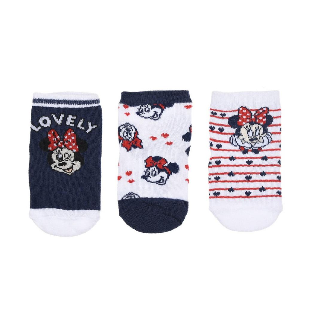 Calzini Minnie 3pz cotone Disney