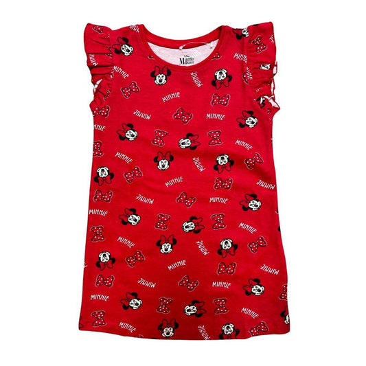 Vestitino Rosso Cotone Minnie - Baby Shop Store