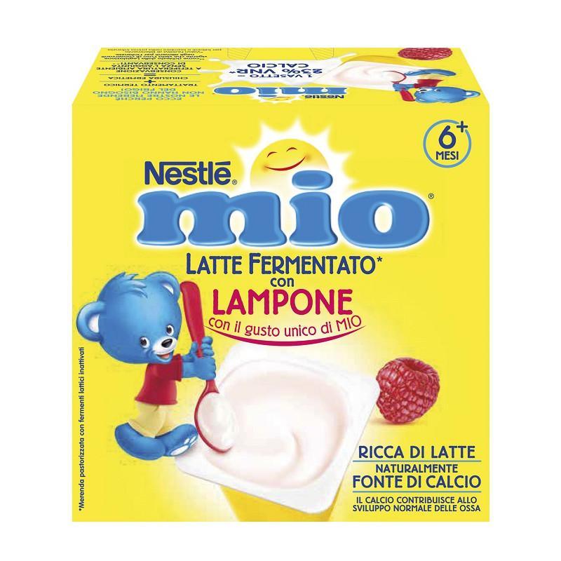 Mio Merenda latte fermentato Lampone 4x100gr - Baby Shop Store