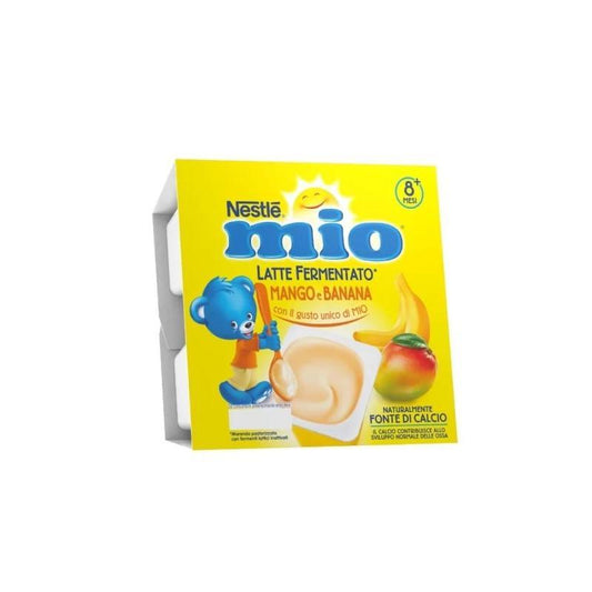 Mio Merenda latte fermentato Mango e Banana 4x100g - Baby Shop Store