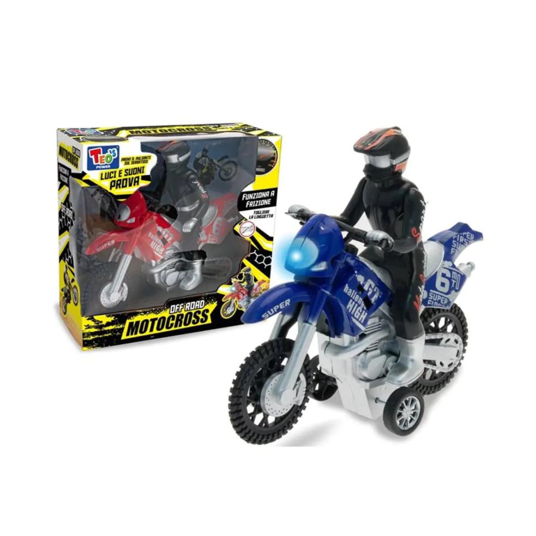 Motocross a Frizione Luci e Suoni Colori Casuali