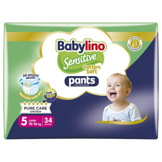 Babylino mutandina 5 junior 10-16kg 34pz