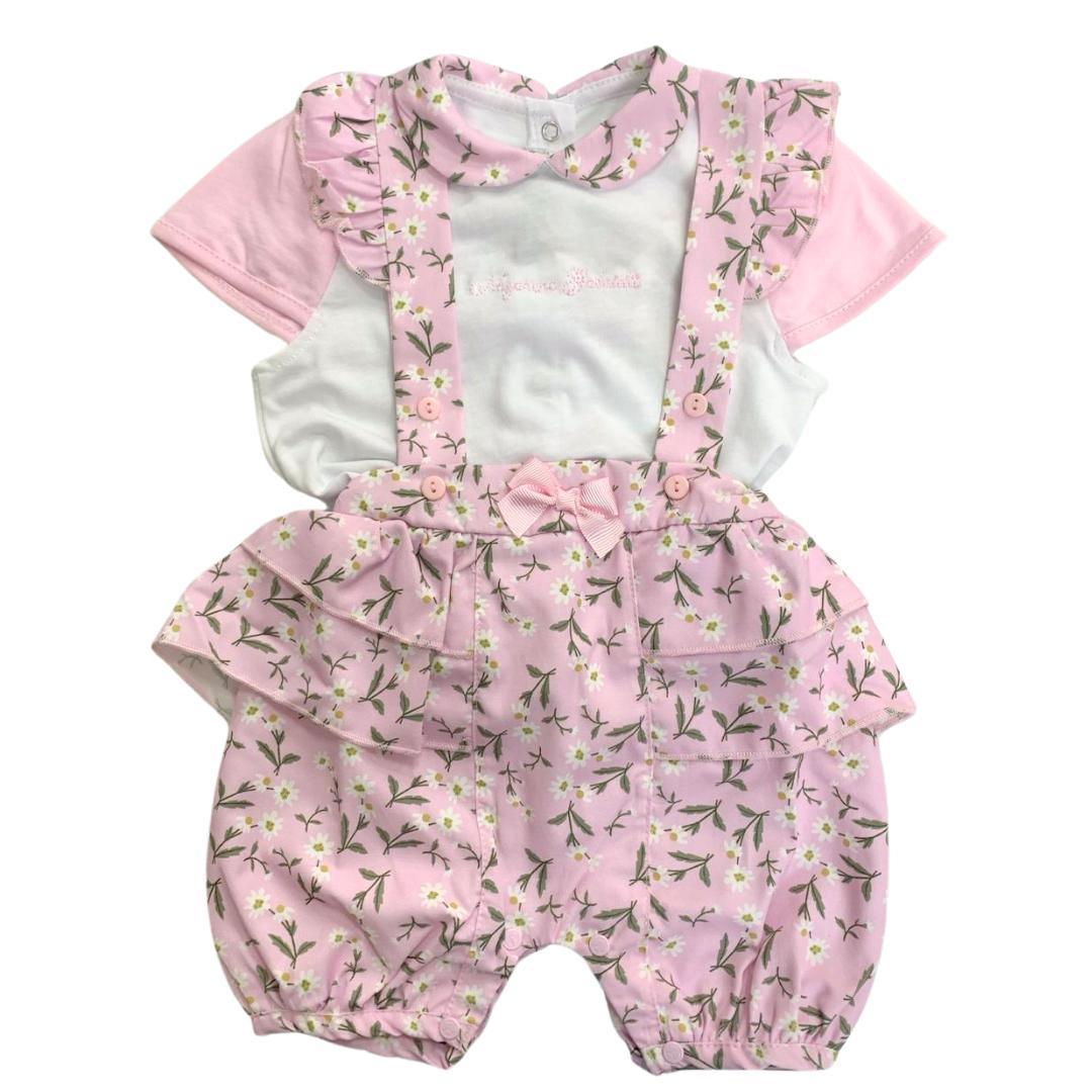 Nazareno Gabrielli pagliacetto con fantasia florea - Baby Shop Store