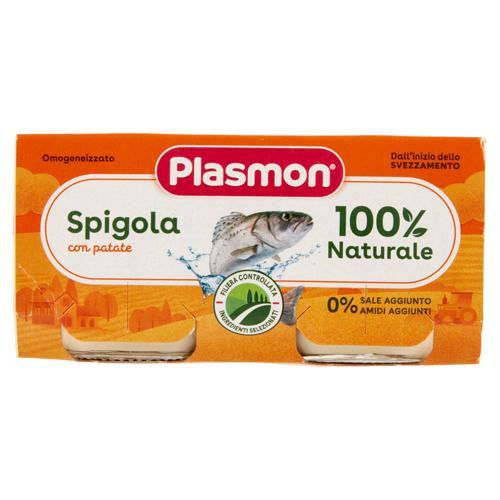 Omogeneizzato Plasmon Spigola 2x80gr