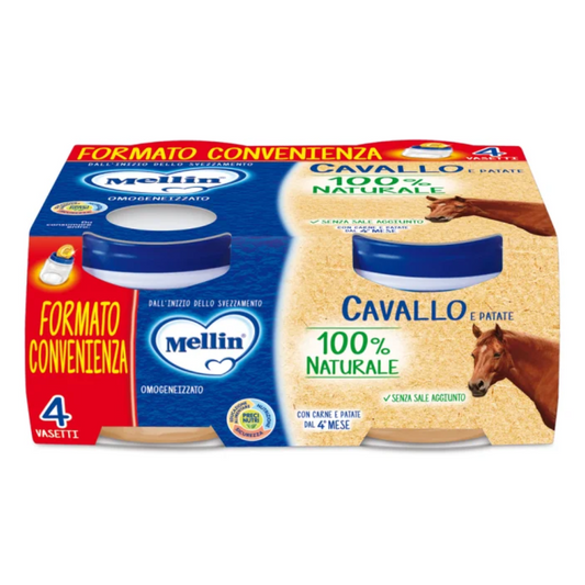 Omo Mellin Cavallo 80gr x4