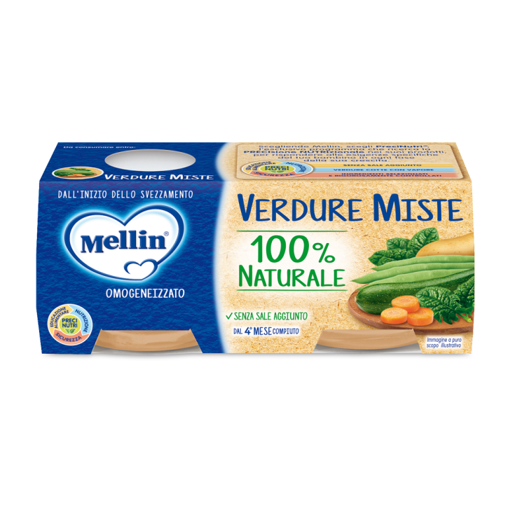 Omogeneizzato Mellin verdure miste 80x2gr
