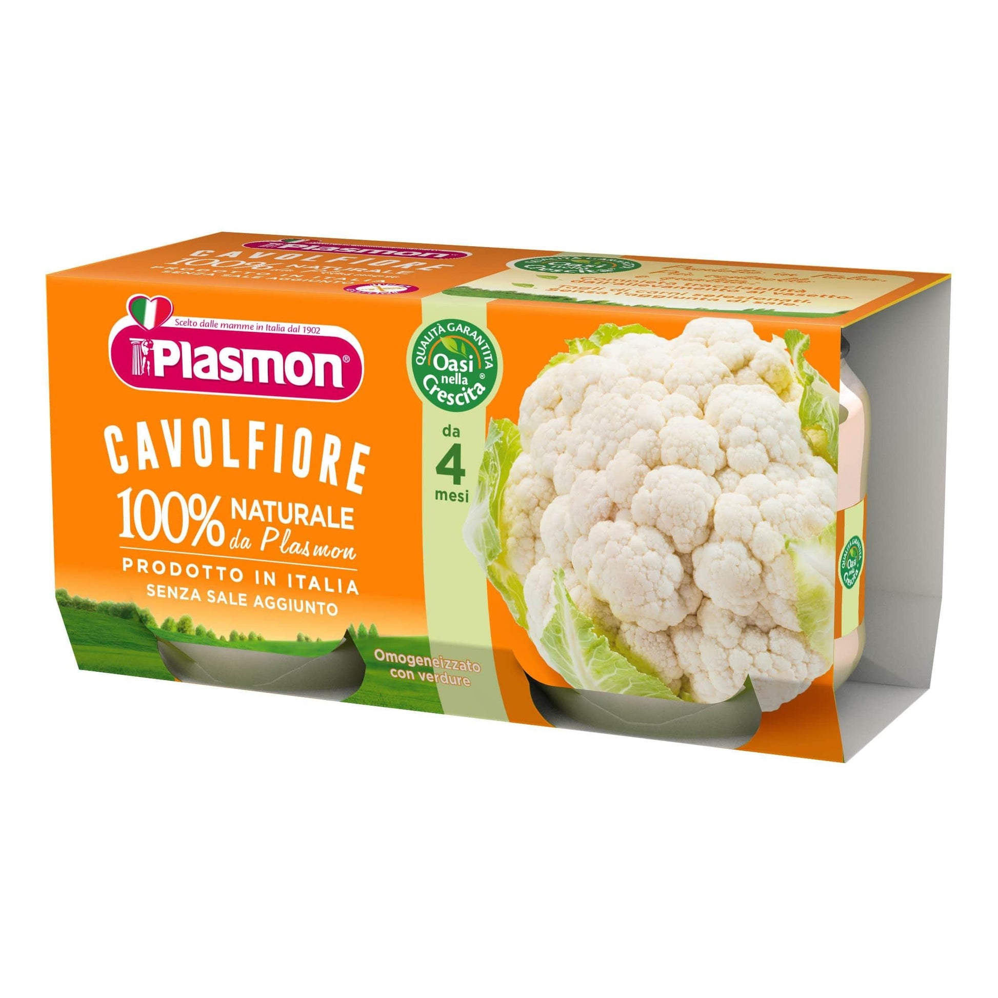 Omo Plasmon Cavolfiore 80grx2 - Baby Shop Store