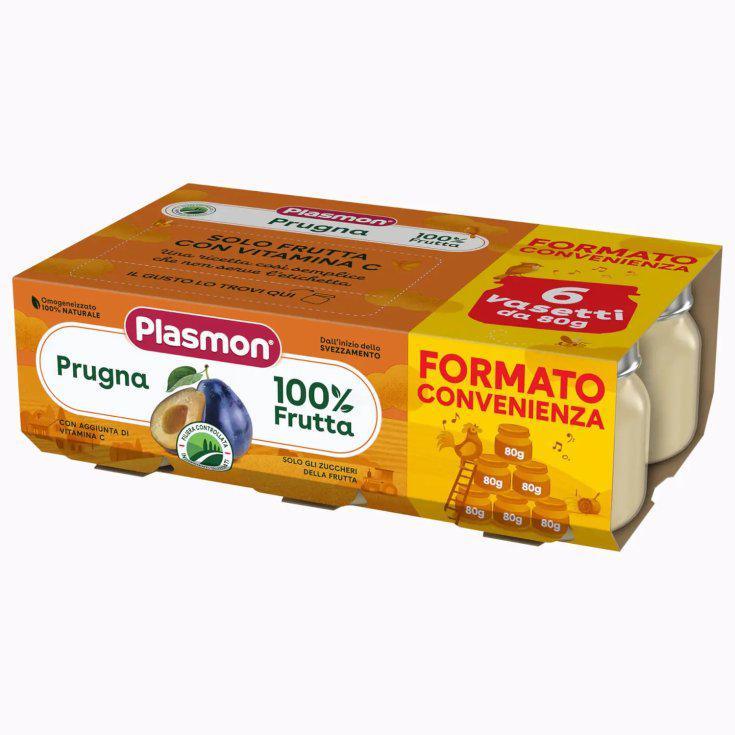 Omogeneizzato Plasmon Prugna 6x80gr - Baby Shop Store