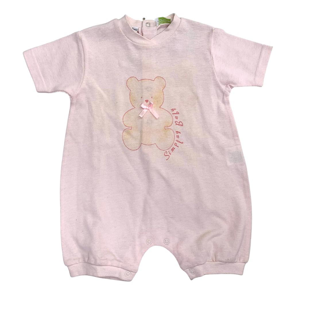 Pagliaccetto Bimba Rosa Orsetto