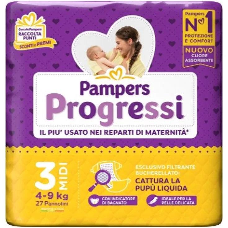 Pannolini Pampers Progressi 3 4-9kg 27 pz - Baby Shop Store