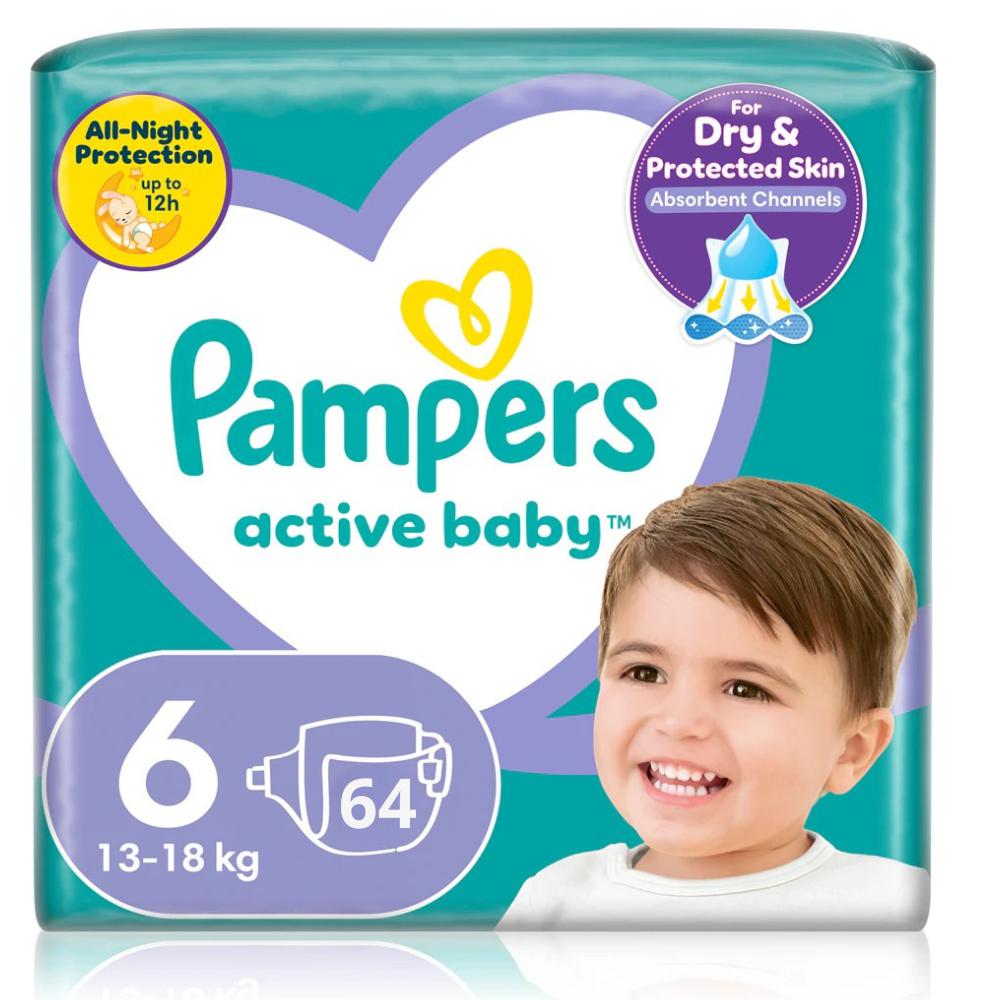 Pannolini Pampers Active Baby 6. 64pz