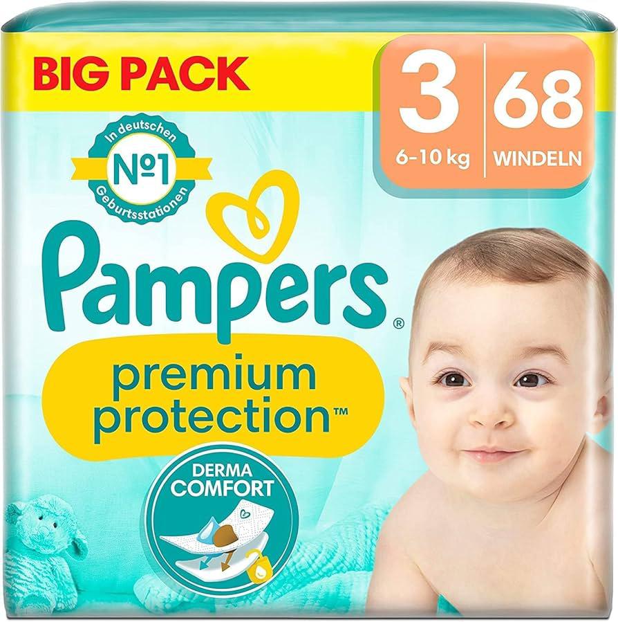 Pannolini Pampers Premium 3. 68 pezzi 6-10kg