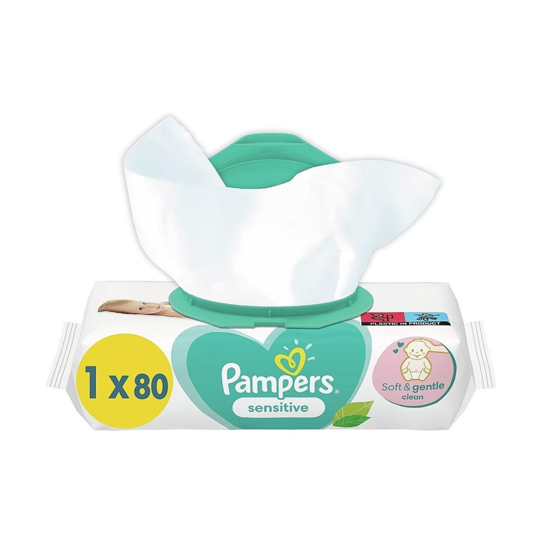 Salviettine Pampers Sensitive Senza Alcool 80pz - Baby Shop Store