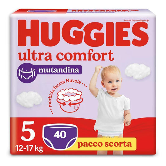 Pannolini Huggies Ultracomfort mutandina 5, 40p