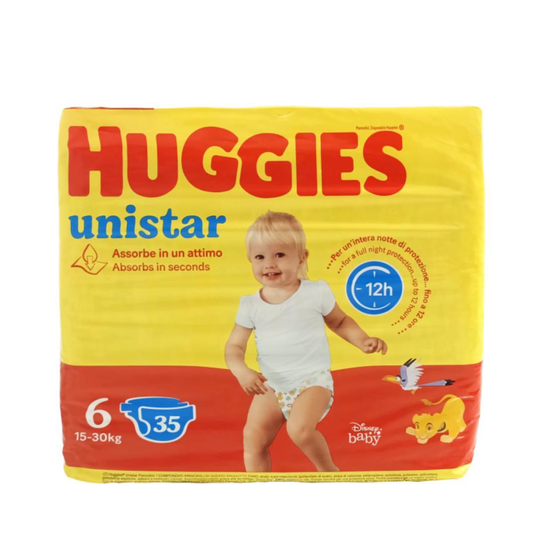 Pannolini Huggies Unistar pacco triplo 6., 35 pz - Baby Shop Store