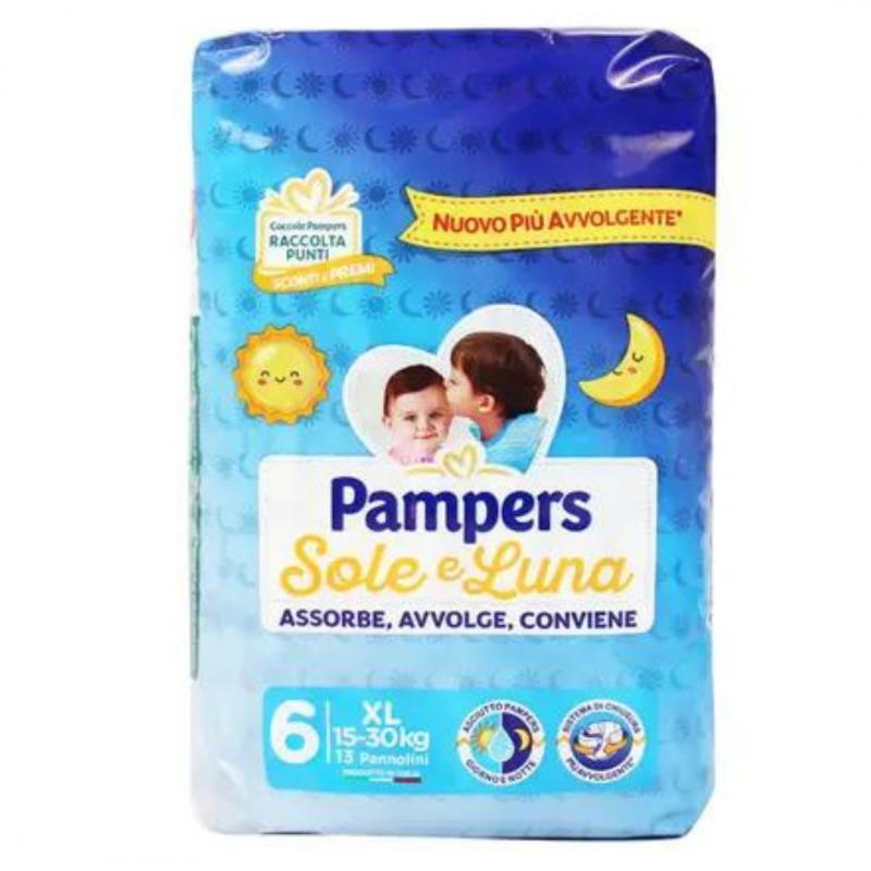 Pannolini Pampers sole e luna 6. 13 pannolini - Baby Shop Store