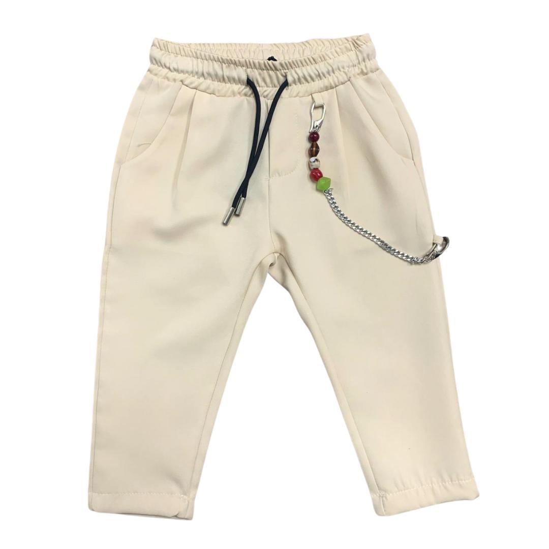 Pantalone estivo maschietto beige - Baby Shop Store