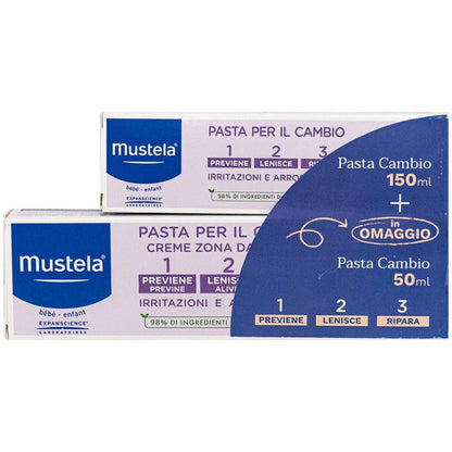 Crema Cambio Mustela 150ml + 50ml in omaggio