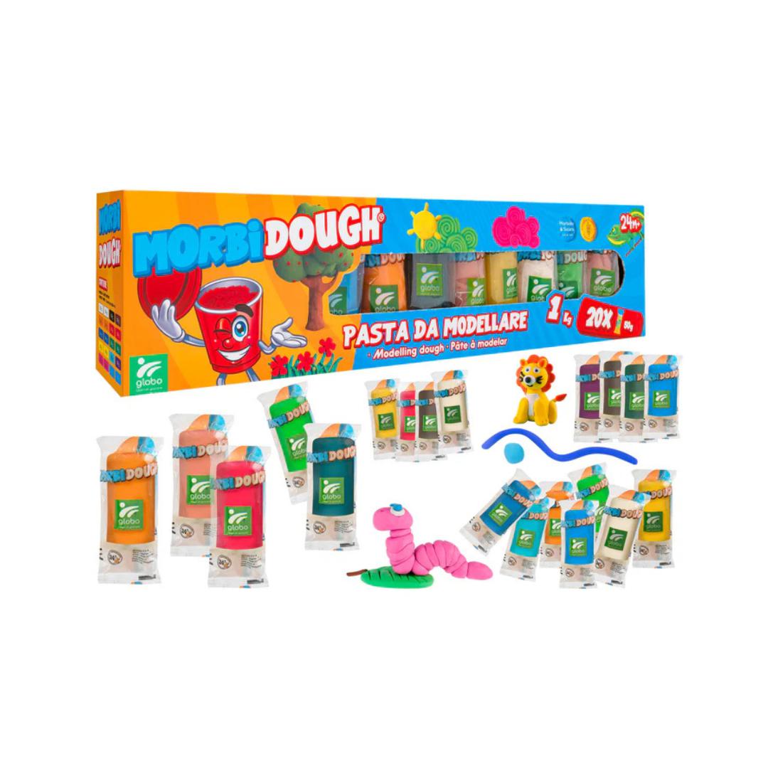 Pasta da modellare Morbi Dough 1kg 20x50g