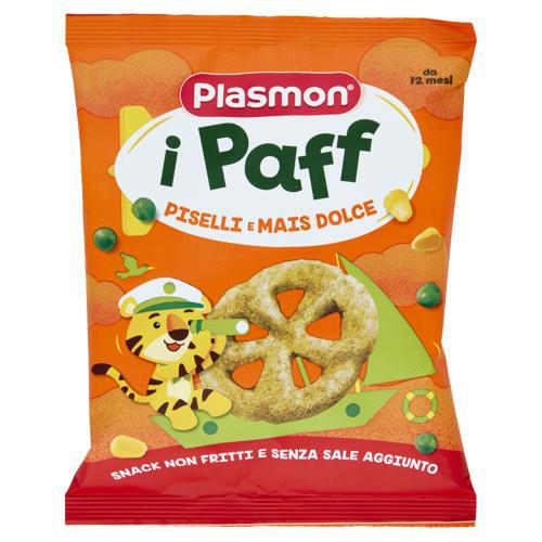Patatine I Paff Plasmon Piselli e Mais Dolce