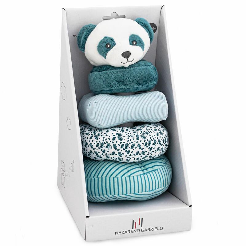 Peluche Panda Impilatore Nazareno Gabrielli Azzurr