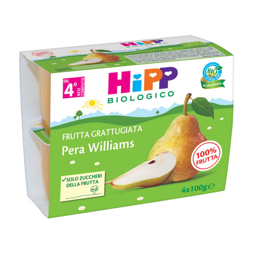 Frutta Grattugiata Hipp  Pera Williams 100gr x4