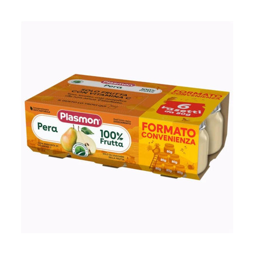 Plasmon frutta pera 6x80gr