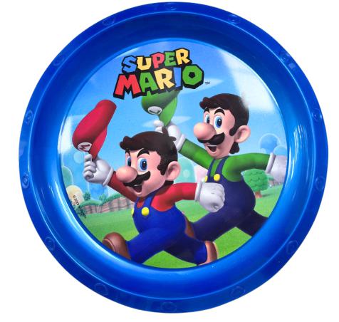 Piatto plastica Supermario