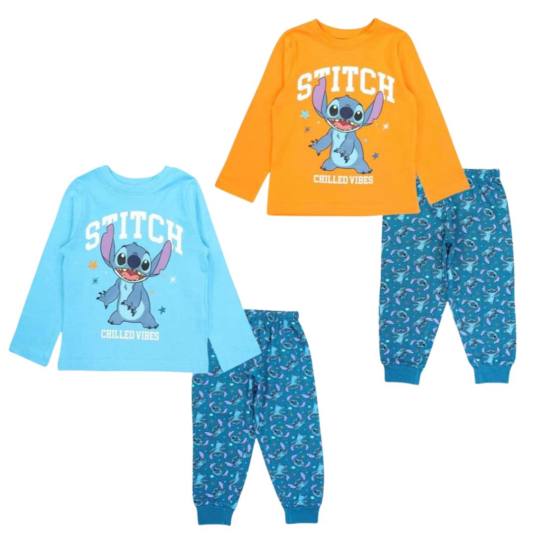 Pigiama in Cotone Manica Lunga Stitch