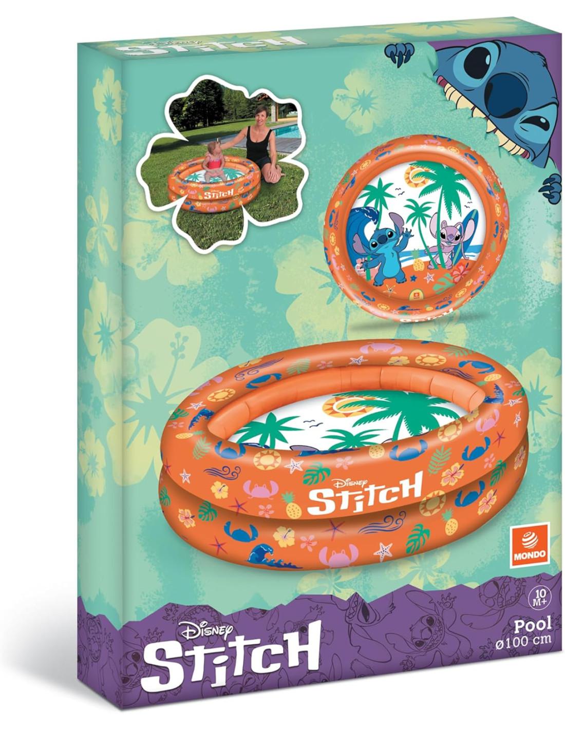 Piscina gonfiabile 100cm Stitch