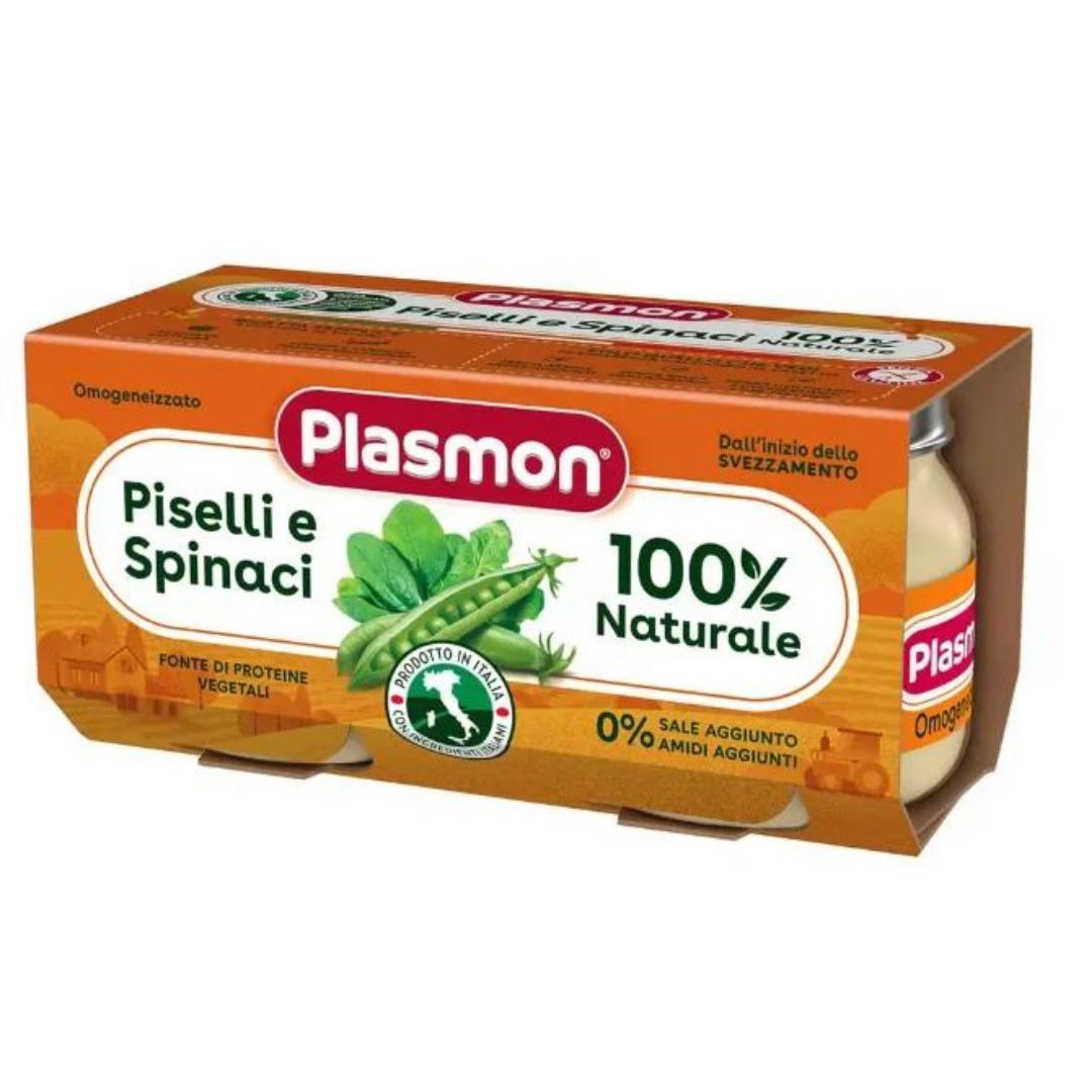 Omogeneizzato Plasmon Piselli e Spinaci 2x80gr - Baby Shop Store