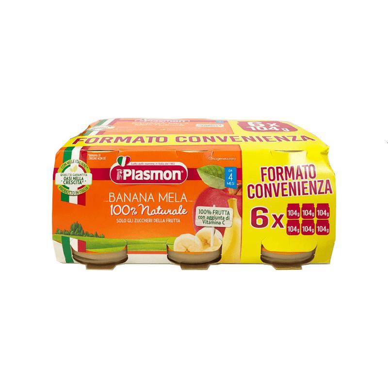 Omogeneizzato Plasmon Banana e Mela 120x6gr - Baby Shop Store