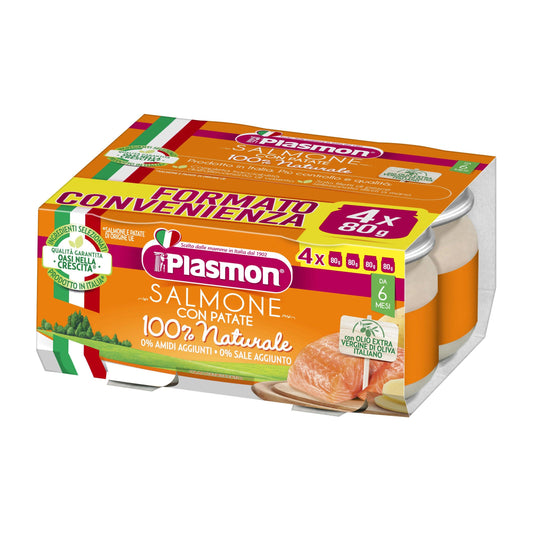 omogeneizzato Plasmon salmone 80grx4 - Baby Shop Store