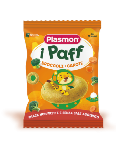 Paff patatine carote e broccoli Plasmon