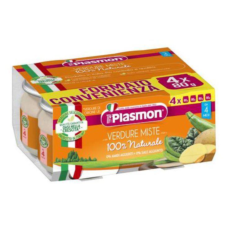 Omogeneizzato Plasmon verdure miste 4x80gr - Baby Shop Store