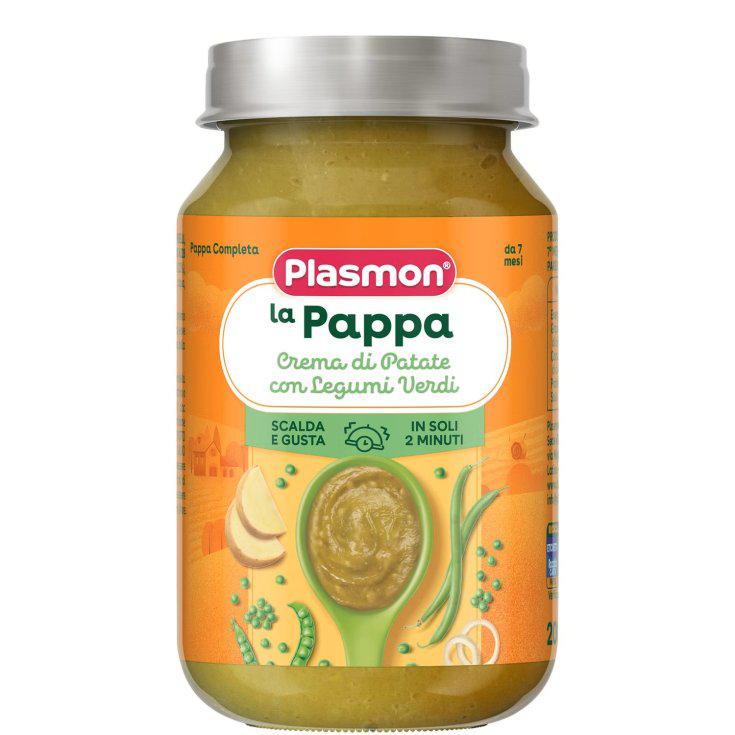 Plasmon La Pappa crème de pommes de terre aux légumineuses vertes