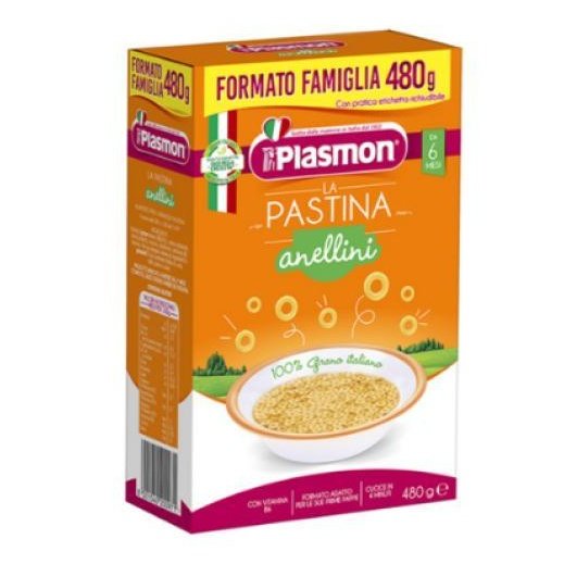 Pastina Plamon Anellini 480gr - Baby Shop Store