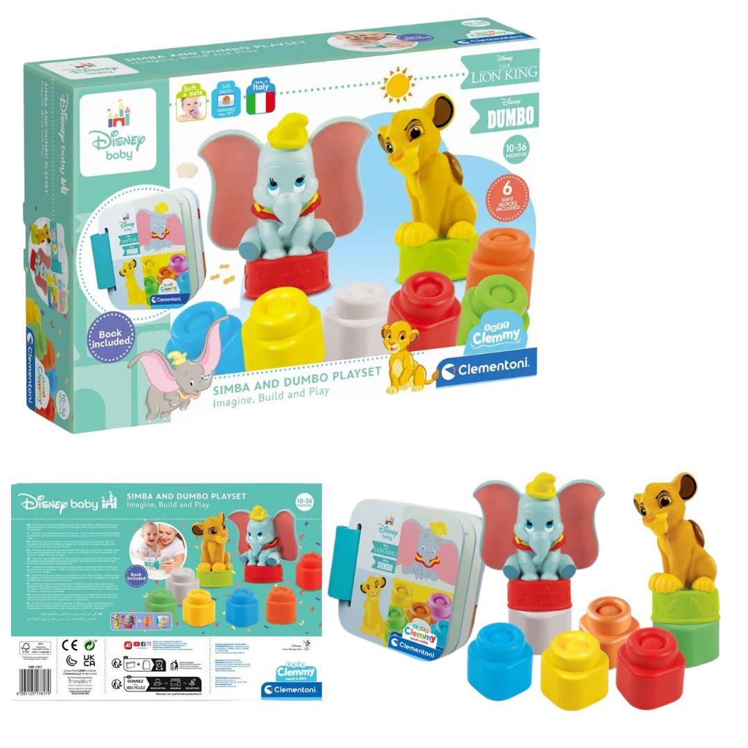 Simba e Dumbo Playset Clementoni - Baby Shop Store