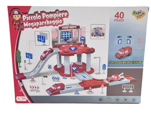 Piccolo pompiere mega parcheggio