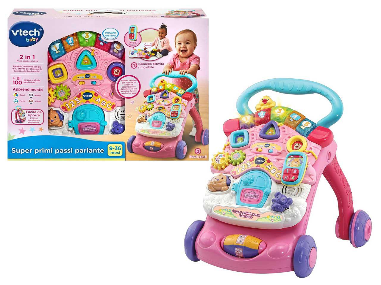 Super Primi Passi Parlante 2in1 Vtech rosa 9-36 m