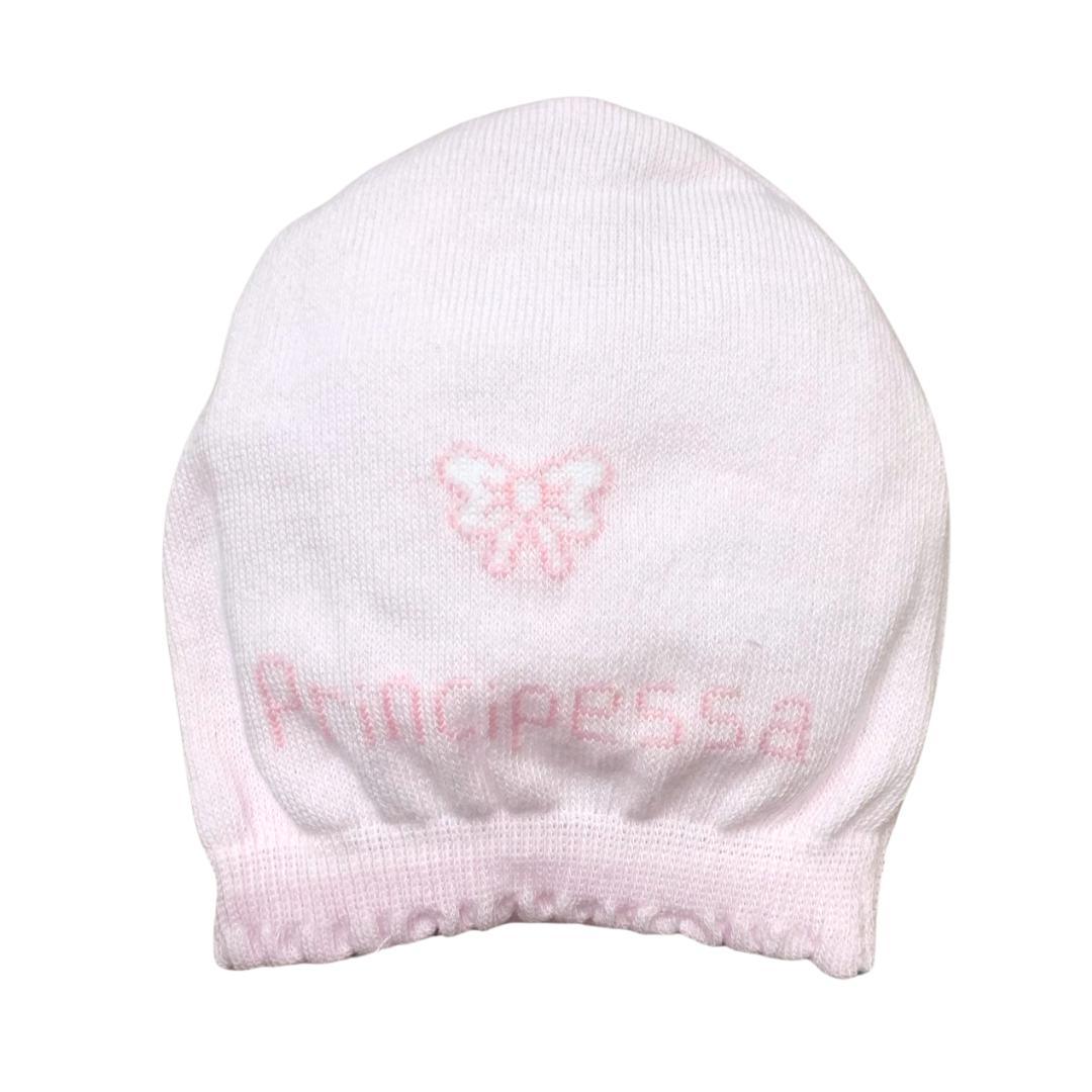 Cappellino in cotone "principessa" Caveja rosa - Baby Shop Store