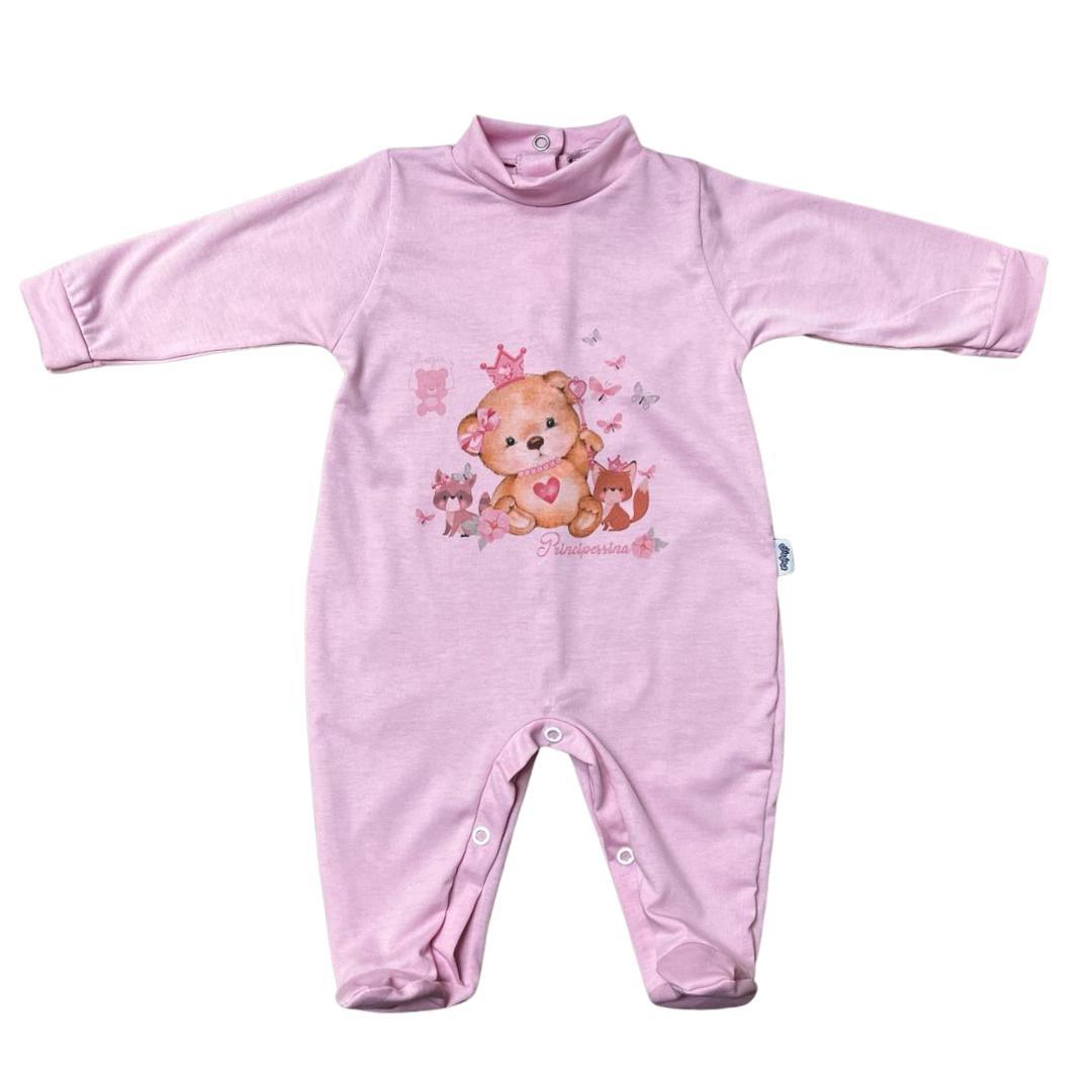 Tutina Estiva Bimba Cotone 0-3 Mesi Nascita - Baby Shop Store