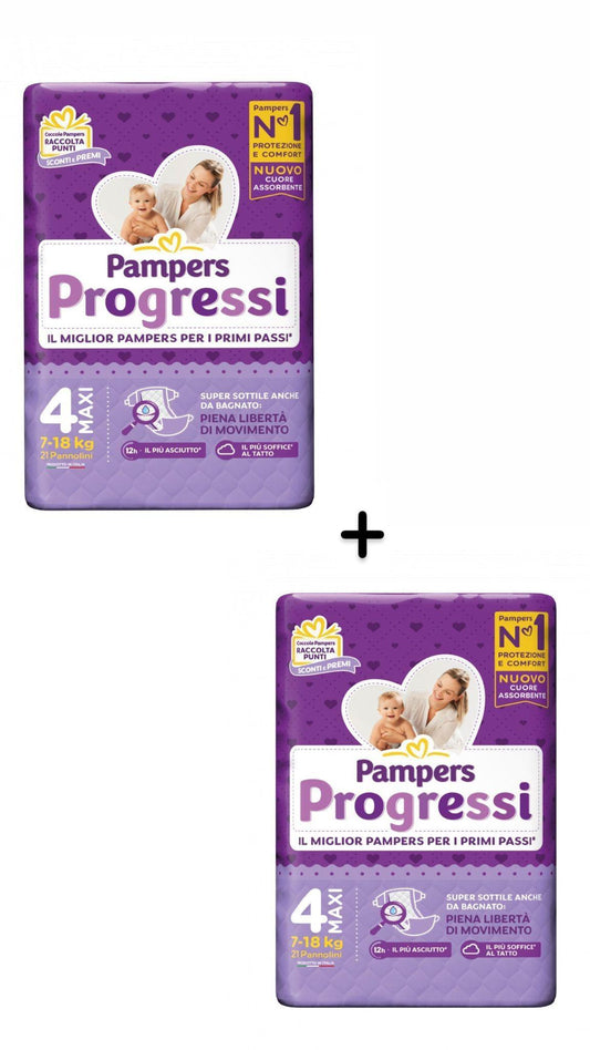 Pampers Progressi Maxi 42 pezzi 4. misura - Baby Shop Store